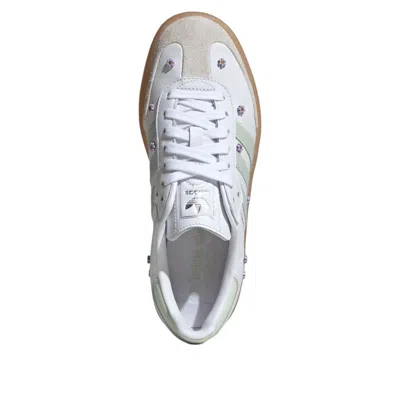 Adidas Originals (wmns)  Sambae ""cloud White/linen Green/gum"" In Multi