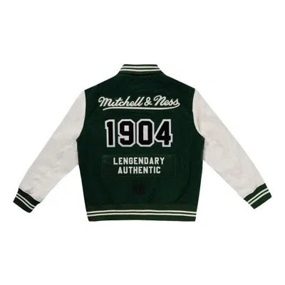Mitchell & Ness Baseball Varsity Jacket 'green' In Multi