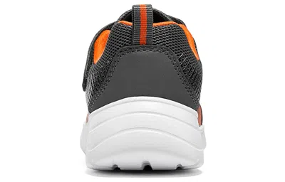 Skechers (gs)  Microspec Gorza Shoes 'grey Orange' In Multi