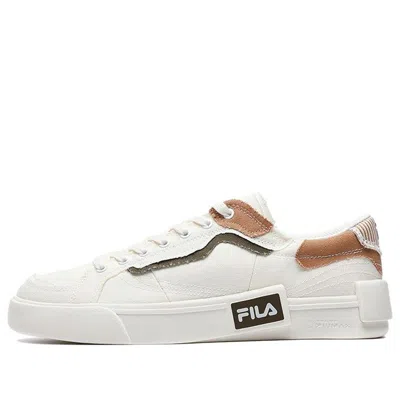 Fila Fusion Pop Skate Shoes 'white Tan' In Multi