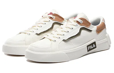 Fila Fusion Pop Skate Shoes 'white Tan' In Multi