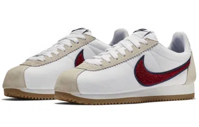 Nike (wmns)  Classic Cortez Prm 'white Red Crush' In Multi