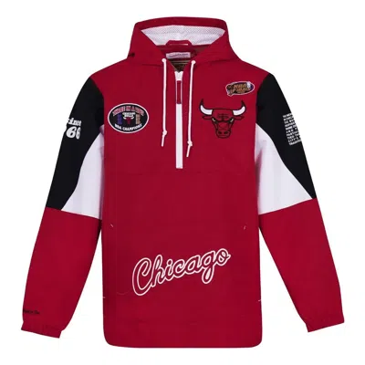 Mitchell & Ness Chicago Bulls-patch Hoodie In Multi