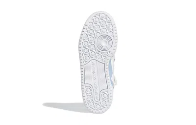 Adidas Originals (gs) Adidas Forum Mid J 'white Ambient Sky' In Gray