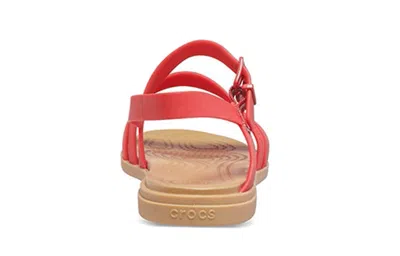 Crocs Tulum Sandales Femmes Flame 36 In Red
