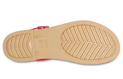 Crocs Tulum Sandales Femmes Flame 36 In Red