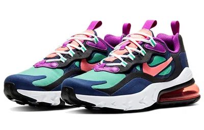 Nike (gs)  Air Max 270 React 'kinetic Green Blue Ember' In Multi
