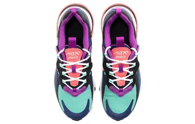 Nike (gs)  Air Max 270 React 'kinetic Green Blue Ember' In Multi