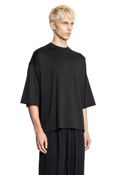 Fear Of God Cotton Viscose Tee In Black