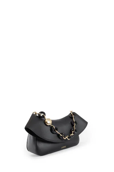Loewe Medium Ola Bag In Smooth Calfskin In Black