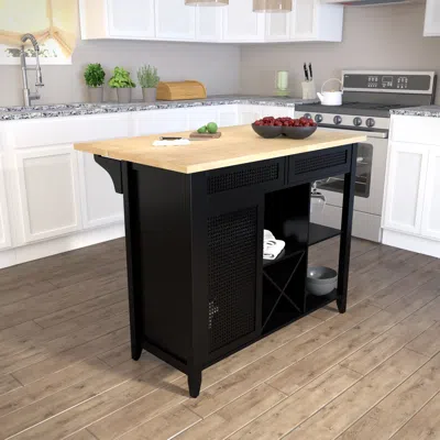 Sei Bramlage Expandable Freestanding Kitchen Island