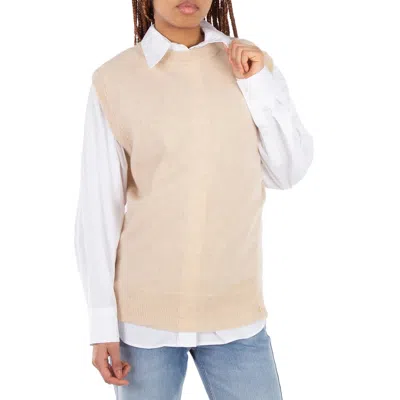Anine Bing Ladies Ivory Ronan Knit Vest In Neutral