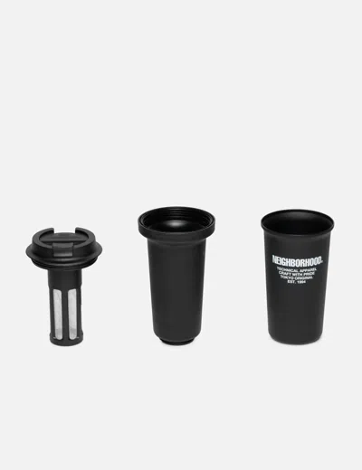 Neighborhood Wallmug Bearl &amp; Strainer Set In Black