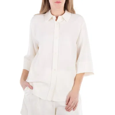 Anine Bing Ladies Ivory Mary Buttoned Down Shirt In White