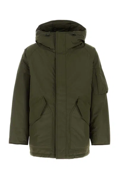 Nanamica Army Green Polyester Down Jacket In Green