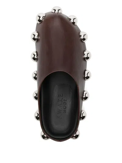 A.w.a.k.e. Gabi Clog In Brown