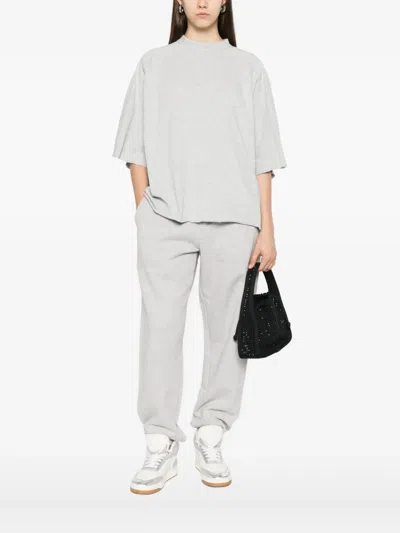 Entire Studios Raglan-sleeve Cotton T-shirt In Gray