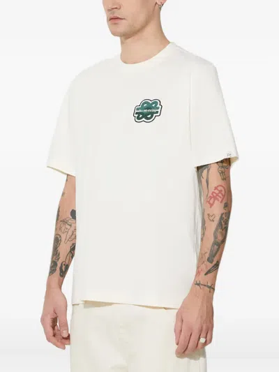 Filling Pieces Logo-patch T-shirt In White