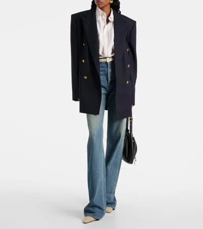 Saint Laurent Jill Booties In Smooth Leather In Sand