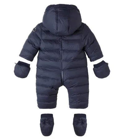 Tartine Et Chocolat Baby Quilted Onesie In Blue