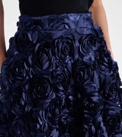 Rotate Birger Christensen Rotate Maxi Sun Skirt In Blue