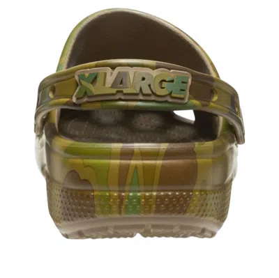 Crocs X Xlarge Classic Clog 'camo' In Green