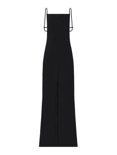 Courrèges Infinity Open-back Jumpsuit In Black