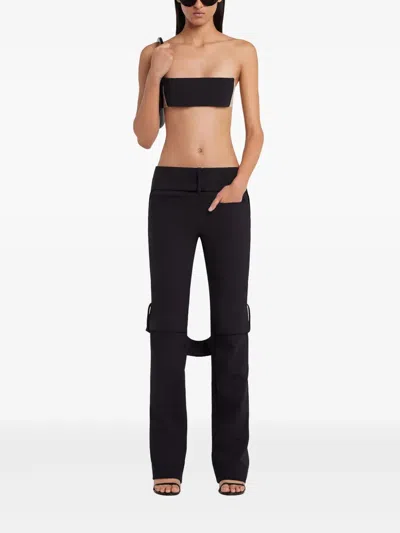 Courrèges Illusion Top In Black