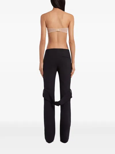 Courrèges Illusion Top In Black