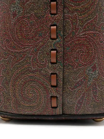 Etro Tote Bag In Brown