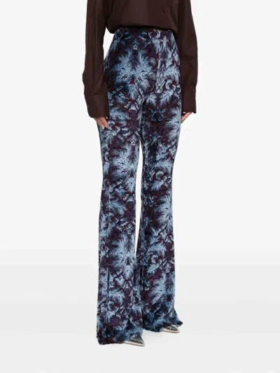Etro Pantalone Paisley In Multi