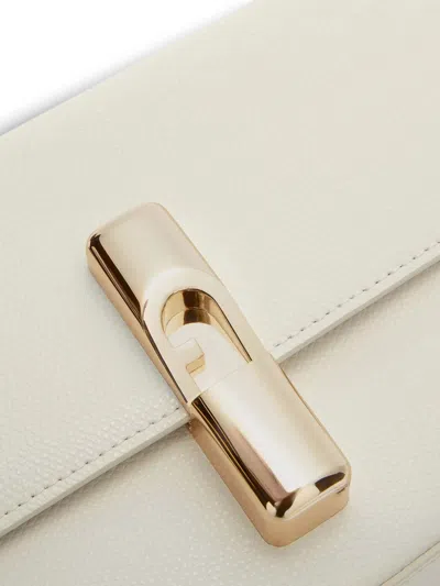 Furla Iride S Crossbody In White
