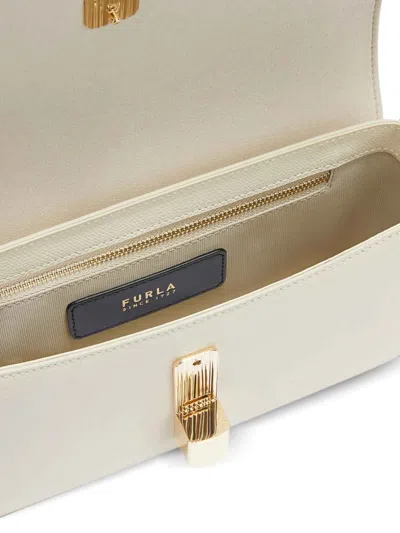 Furla Iride S Crossbody In White