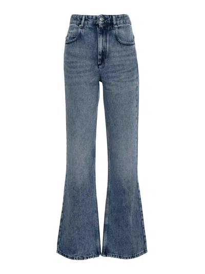 Isabel Marant Belvira High-rise Bootcut Denim Jeans In Blue