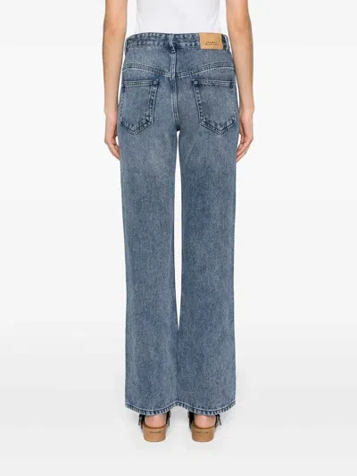Isabel Marant Belvira High-rise Bootcut Denim Jeans In Blue