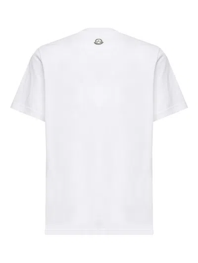 Moncler Printed T-shirt In White