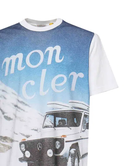 Moncler Printed T-shirt In White