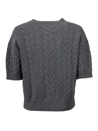 Max Mara Suéter Cuello Redondo - Gris In Gray