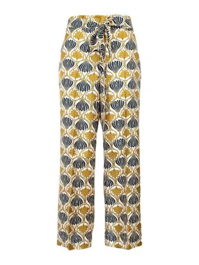 Max Mara 'timec' Pants In Yellow
