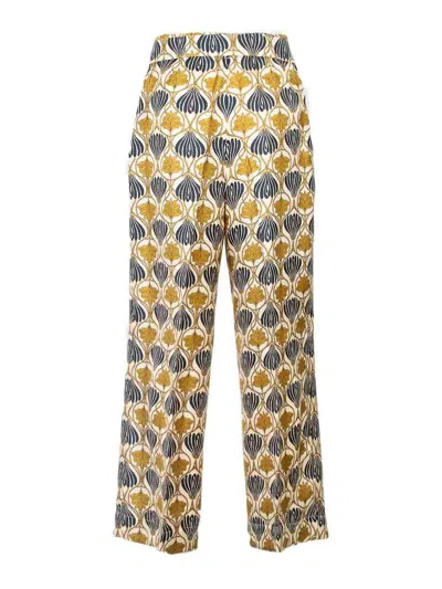 Max Mara 'timec' Pants In Yellow