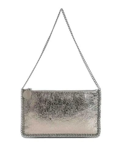 Stella Mccartney Clutch Falabella In Gray