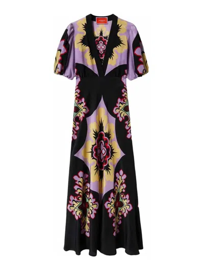 La Doublej La Double J Floral Patterned Dress In Multi