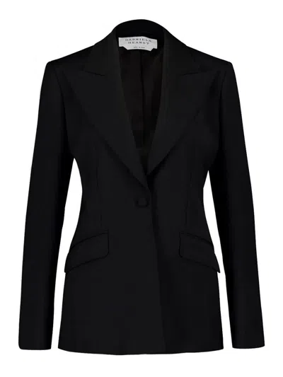 Gabriela Hearst Single-button Wool Blazer In Black
