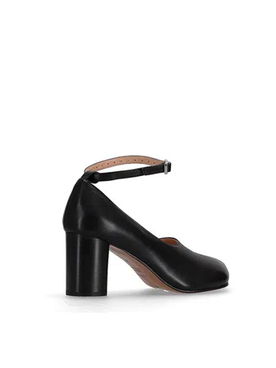 Niccolò Pasqualetti Obliqua 70 Leather Pumps In Black