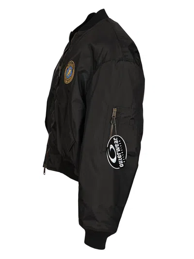 Balenciaga Men Bomber Jacket With Logo