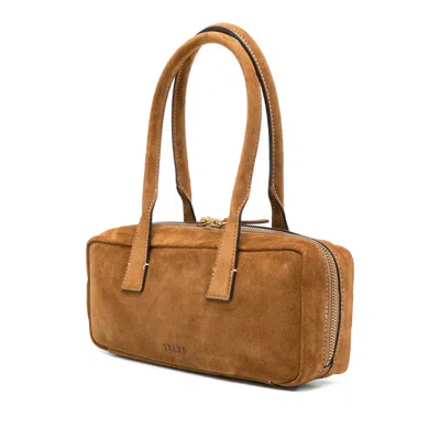 Staud Smooth Leather Shoulder Bag With Double Handles