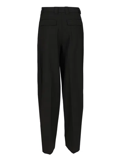 The Latest C-axel Straight Poli/lana Trousers Black