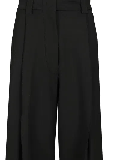 The Latest C-axel Straight Poli/lana Trousers Black