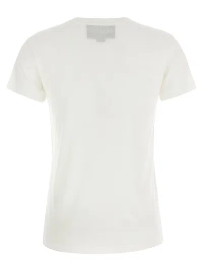 Valentino Cotton Crew Neck T-shirt With Short Sleeves In White