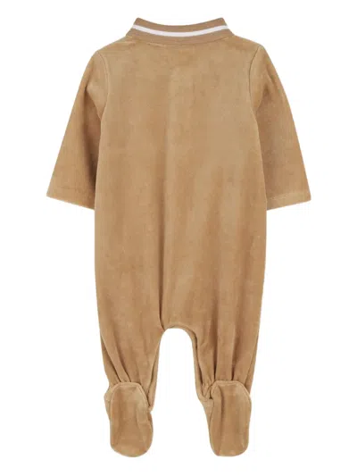 Bosswear Panelled Pajamas In Brown